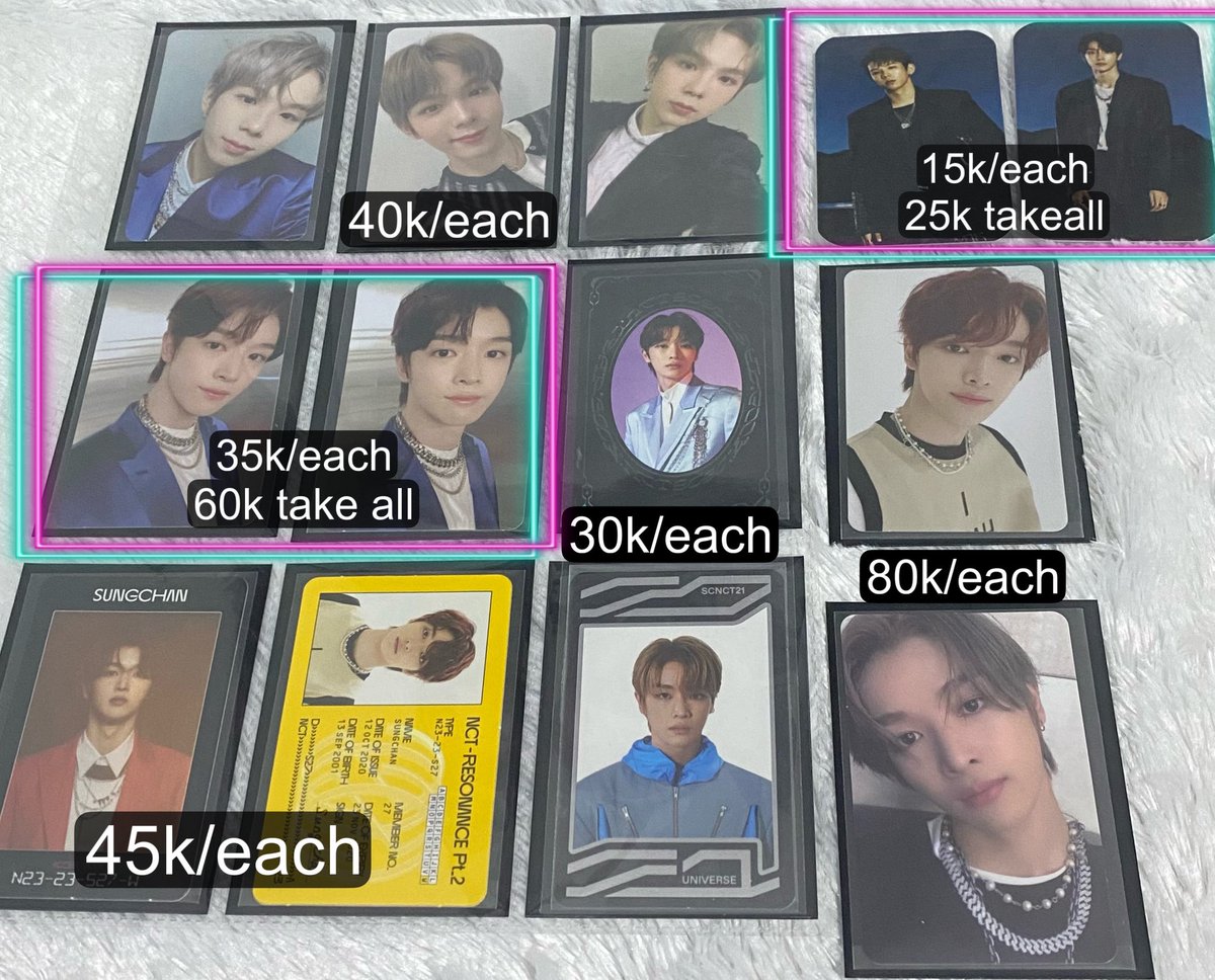 yunoqeach's tweet photo. WTS INA NCT OFC PHOTOCARD
(Jaehyun,Kun,Sungchan,Shotaro,Jeno,Jisung)

-negotiable jgn tkut buat nego ya
-condi by dm
-shopee keep event✅

bantu habisin yuk stop collect🙂🙏🏻

#wts #wtb #wtt #jaehyun #kun #jisung #sungchan https://t.co/gCDAav2dmF