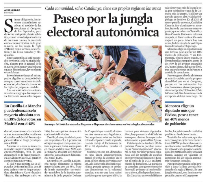 BausetVictor's tweet photo. Paseo por la jungla electoral autonómica.

Artículo gentileza del diario La Vanguardia https://t.co/SvRNpg9DM5