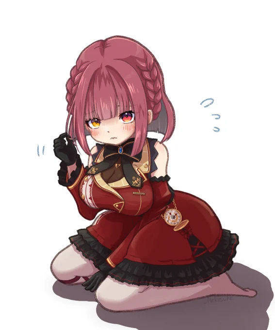 困り顔がとても似合う #マリンのお宝 
