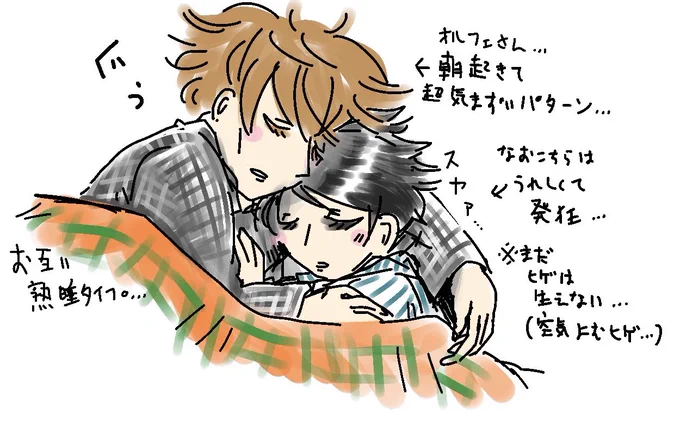 こちらもぼんそわあげ…
ふと描いたネタから生まれる思いつき漫画を MM(妄想モン◯トル)と言います…いつも適当妄想暴走特急です…といつつ勢いはそこまでありません鈍行列車…ネギ漫画も描いてるのであとで上げますネ… 
