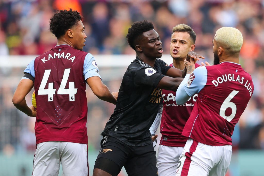 ArsenalBuzzCom's tweet photo. 🗣️| Thierry Henry had a message for Bukayo Saka last week: 

“Big players are not nice. If you wanna be big, if you wanna be the guy… big players are not nice.” [Amazon Prime, Feb. 14] #afc https://t.co/jHvpPy01eo