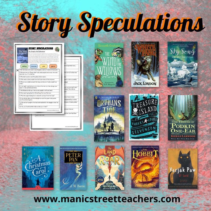 ManicStTeachers's tweet image. Hi all. This #ShareStuffSunday we have a FREE resource you can use for #WorldBookDay2023. These KS2 Story Speculations can be a great task for the whole class. Read the blog &amp;amp; download here: manicstreetteachers.com/story-speculat… Thanks @reallearninguk for the idea!