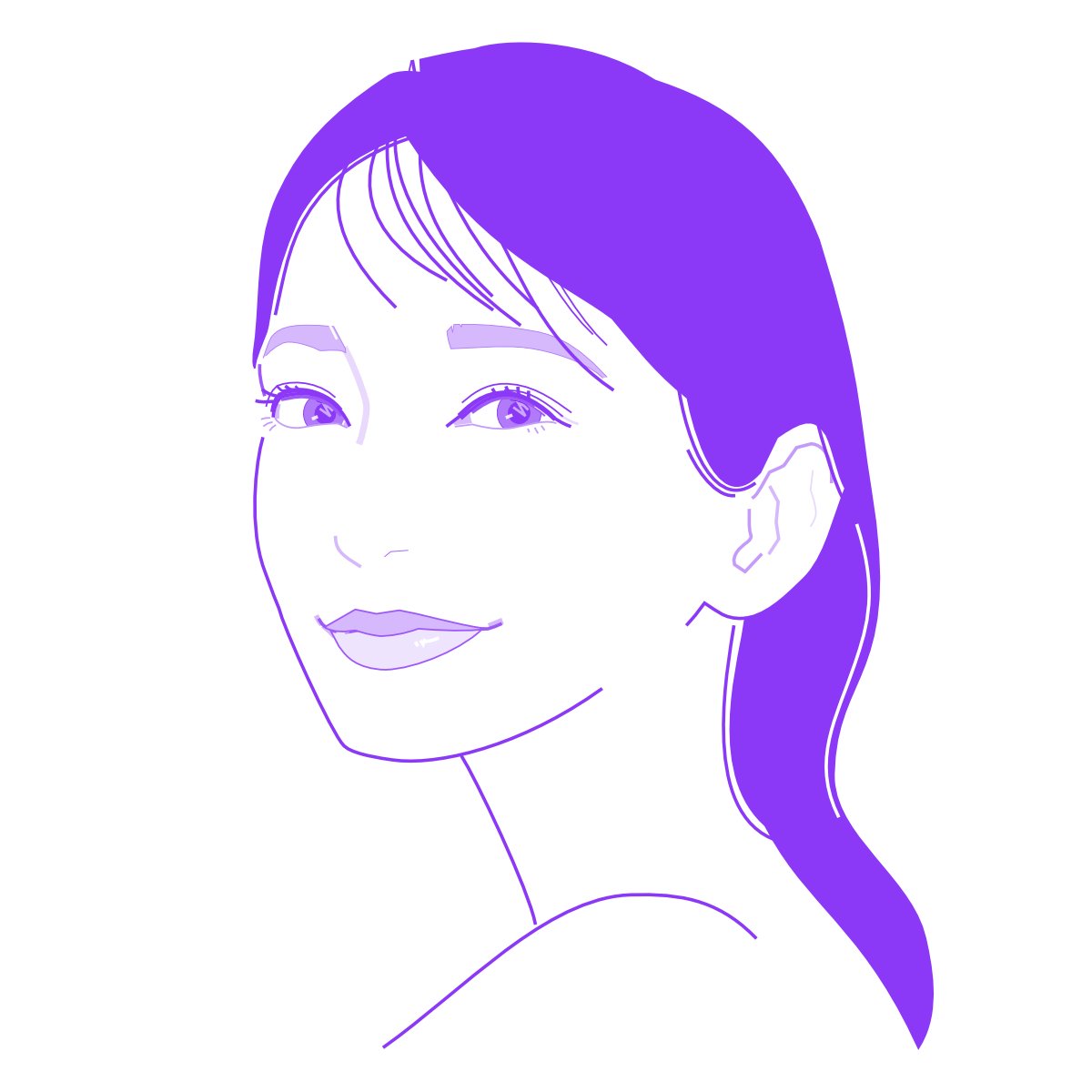 sottodashi's tweet photo. いやー観るほうにかまけて、ついリツイートが増えてしまう。がんばろう。
#ドローイング #ポートレート #単色イラスト #インクスケープ #シンプルアイコン #ラインアート #drawing #portrait #inkscape #simpleicon #lineart https://t.co/3a4KWxiwTr