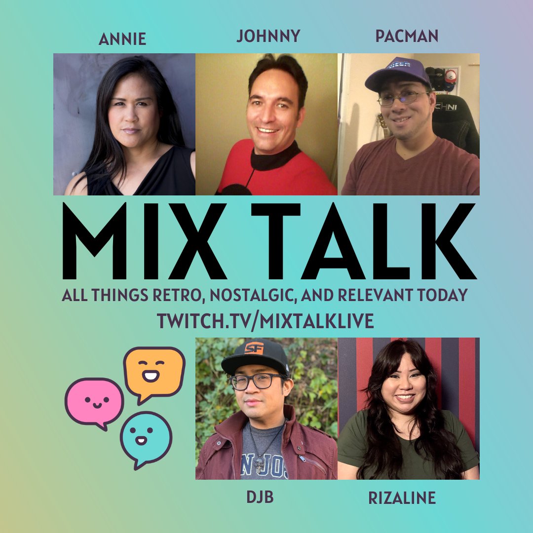 annietalksshow's tweet image. We're back! New year, new panelist, new topic! Tune in Sunday 2/19 at 3 PM PST. Can't wait!
.
.
.
#mixtalk #mixtalklive #podcast #retro @_crazeepacman_ @djb_remix @halfconformist @FrickinRico