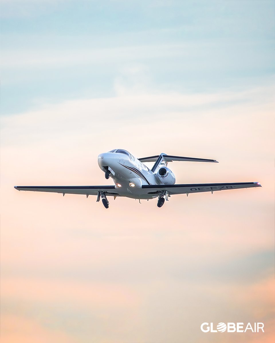 ✨ A great shot of #MyPrivateJet taking off in Bern 🇨🇭Taking off on a Sunday morning, ready to conquer the week ahead! 📸 Photo provided by STIB/AIR 🛩 #GlobeAir #MyPrivateJet #FlyGlobeAir #privatejet #privatejets #aviation #aviationphotography #spotted #switzerland #bern