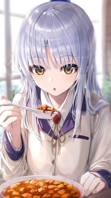 『ヘブンバーンズレッド』の応援イラストにて「立華かなで」を描かせていただきました!#ヘブバン1周年   を記念して、現在『Angel Beats!』とのコラボが開催中です!ぜひチェックしてみてください!…PR #ヘブバン  #ヘブバンAngelBeatsコラボ 