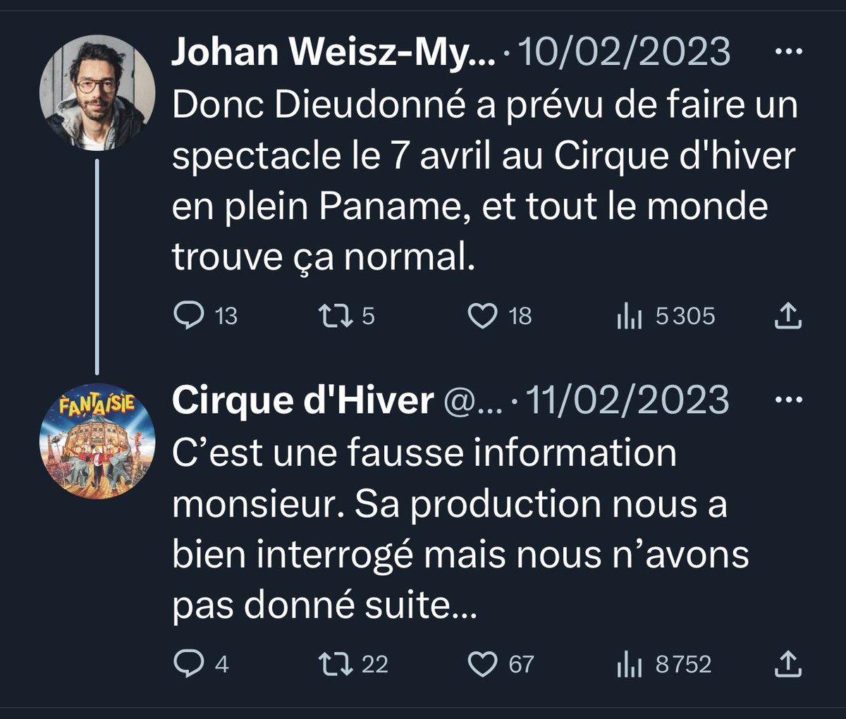 JCoupable's tweet photo. Coucou Francis Lalanne @OffLalanne , @MbalaDieudo Dieudonné, on ne vous entend plus...
@gouvernementFR @PoliceSCSI @GDarmanin , arnaque en perspective. #OCLCIFF https://t.co/fnqTlwl2NG