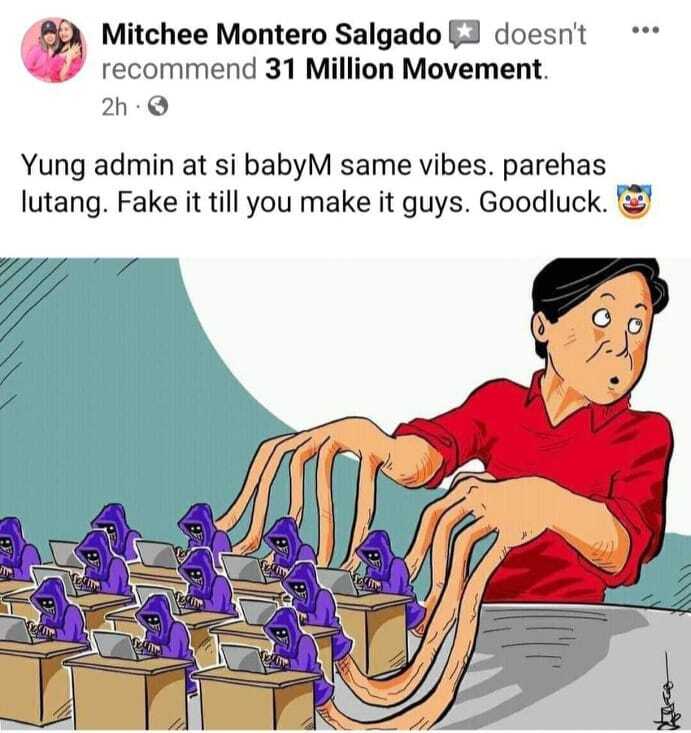 31milmovement's tweet photo. Mitchee, alam ng 31M kung sino talaga ang totoong #lutang. π
#INANYO #bitter #ampalaya
Follow 31 Million Movement
Go to FB post link
https://t.co/Khr4lsUZ4N https://t.co/kcyNhaXjAN