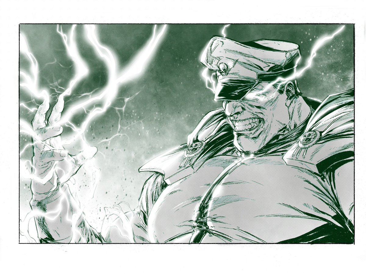 M Bison digital illustration by me on procreate #StreetFighter #Procreate