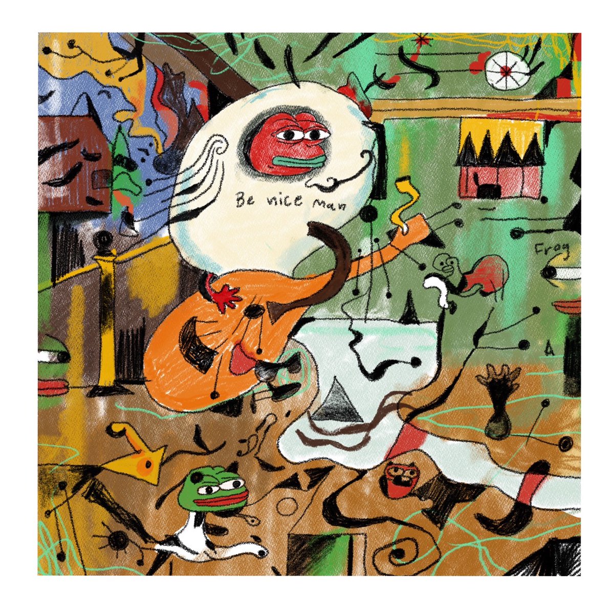 prawit_june's tweet photo. FROG​ ART​ ROOM​ SHOW
Check​ on​ it​ this​ NFT​@prawit_june
@opensea

0.05​ ETH​ every piece
#FrogFam​ #pepe​ #pepethefrog
#BASICPEPE​ #FrogYou

https://t.co/QdFox5UQXy https://t.co/n0JIPh9PNx