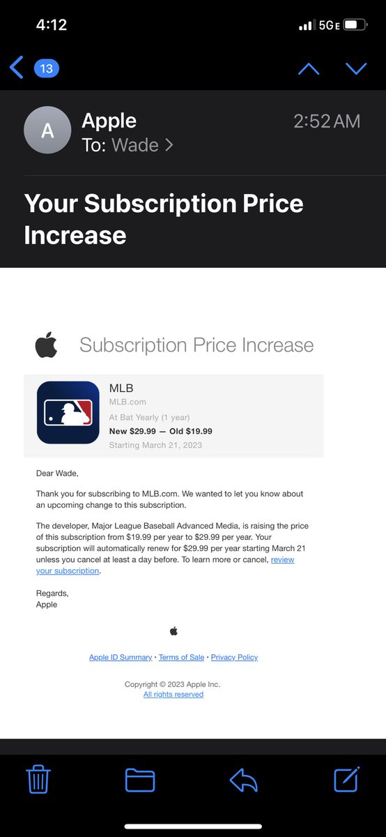 swade417's tweet image. What the heck @MLB is there at least new features?  #nuts #mlb #mlbapp #blackouts #STLCards #nlcentral