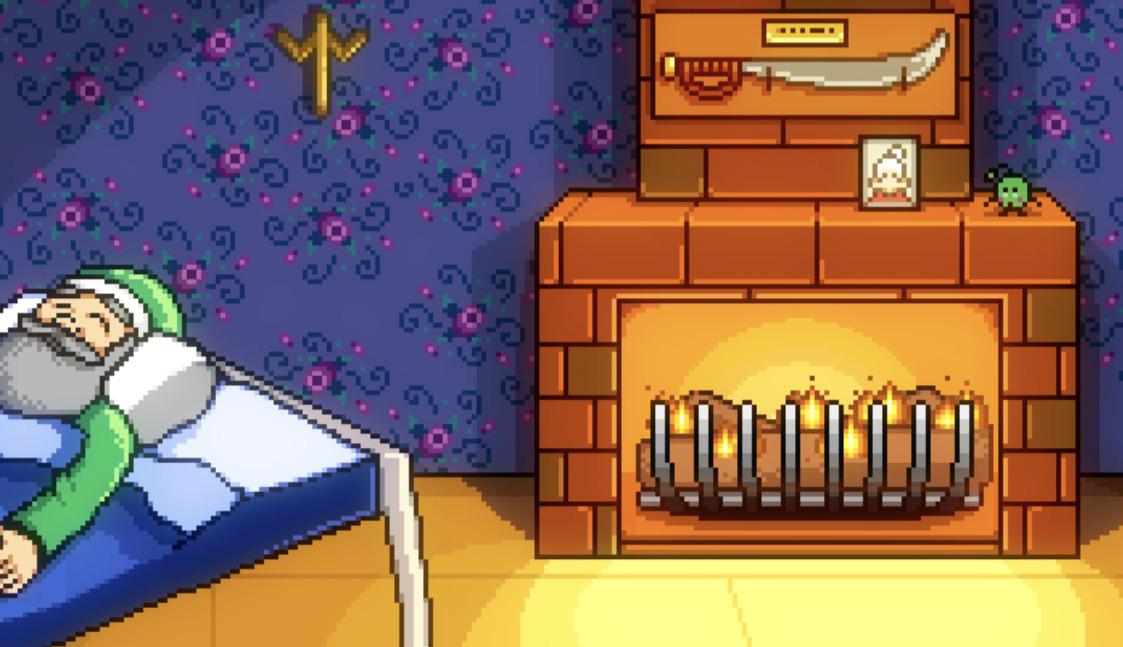 r/StardewValley on Twitter "Grandpa has a junimo plush on his