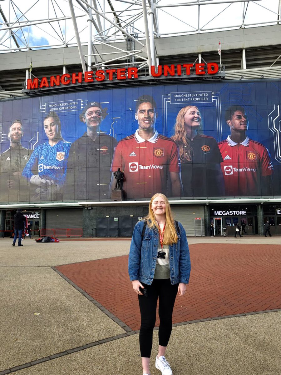 maddyoffline's tweet image. Had to come and see it for myself and I still can’t believe it! 🥹🏟

(Sorry to those at the game today that my mug will be in your photos 😅) 

#MUFC | #MUNLEI