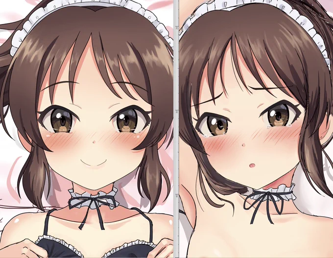 ありす抱き枕カバーの最終ラフがpixivと垢にあるから見てくれ~ 