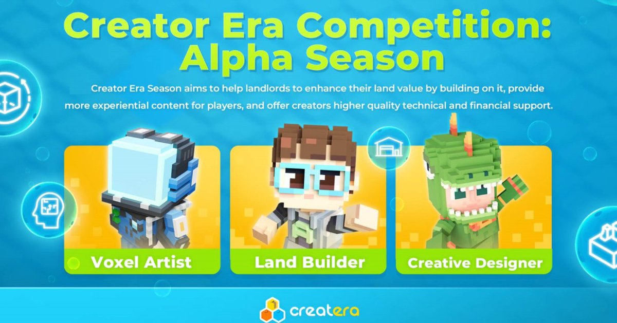 kek_eth_'s tweet photo. 1/2🧵
The "Creator Era" contest is now underway, so that tenants can increase the value of their land by building it up, creating content, and offering creators better technical and financial support.
Awards in the next thread 👇
#Createra #CreateraStudentAmbassadorProgram https://t.co/KUBSdWHqPq