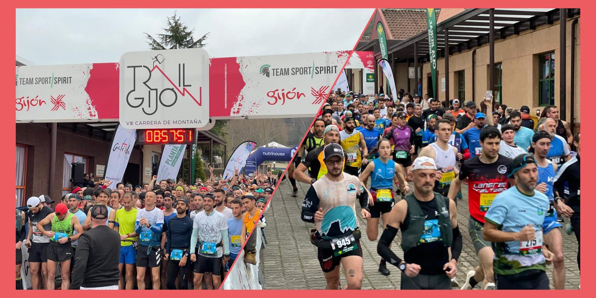 🏔️🏃‍♀️Casi 600 participantes toman la salida en la  Tercera Etapa Gran Premio Trail #Gijon. Vamos👏👏👏
#Deporte