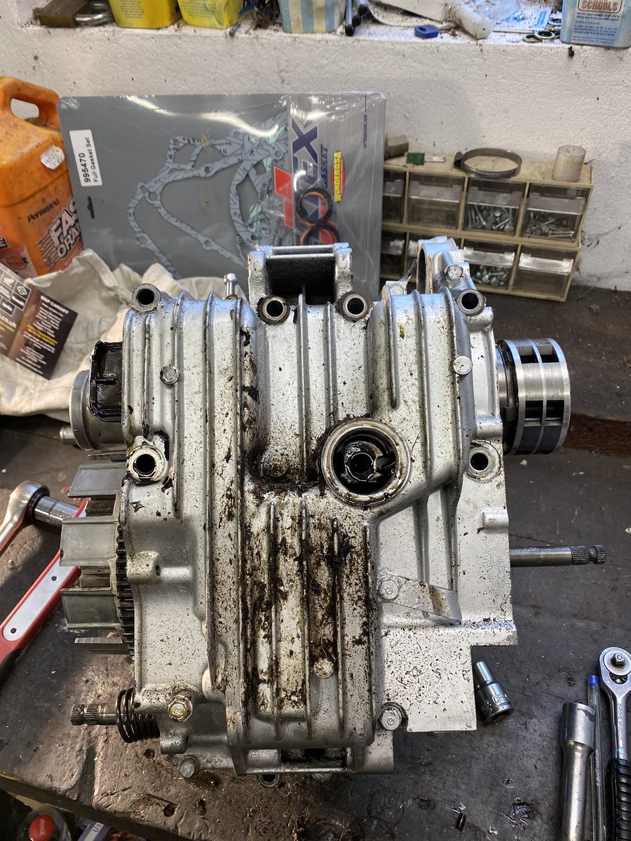 My 1974 honda cb 175 under restoration well under way 😉