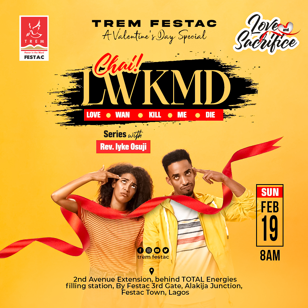 tremfestac's tweet photo. Husbands, don't allow your wives to treat you as a provider only.
Rev. Iyke Osuji
#TREM #TREMFESTAC #ChaiLoveWanKillMeDie #Chai #LWKMD #CelebrateJesus #SundayService #LoveAndSacrifice #ExceedingGreatReward #EngraftedForNourishment #February #Sunday #WhoIsYourHusband https://t.co/24lPFkvnu0