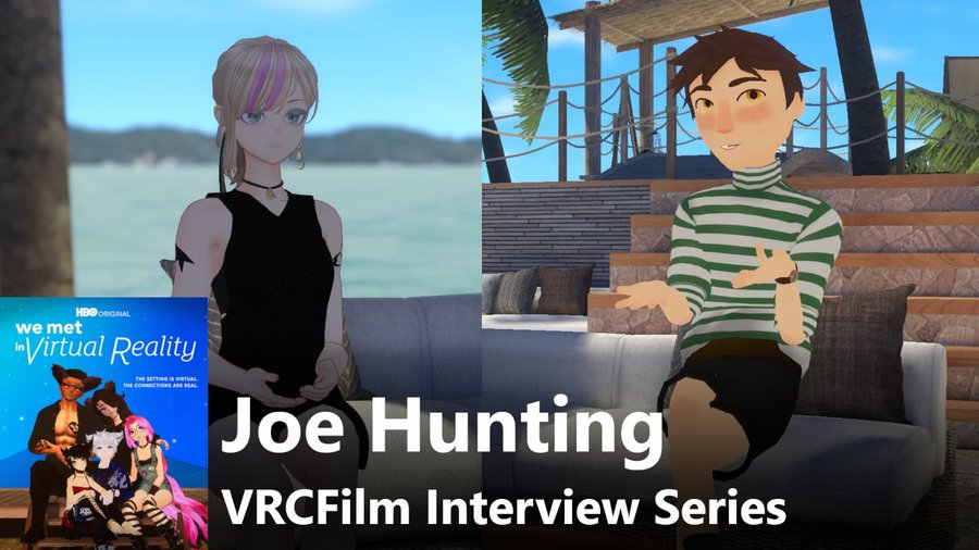 spatialnetworks's tweet photo. VRCFilm Interview Series: Joe Hunting https://t.co/4F4OPctsdz @ariel_emeraldVR @Joeahunting @WeMetinVRfilm #socialVR #vrcfilm #vrchat #vrfilmmaking https://t.co/3iSZoxEa7A