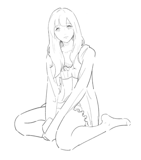 练习   #イラスト #女の子