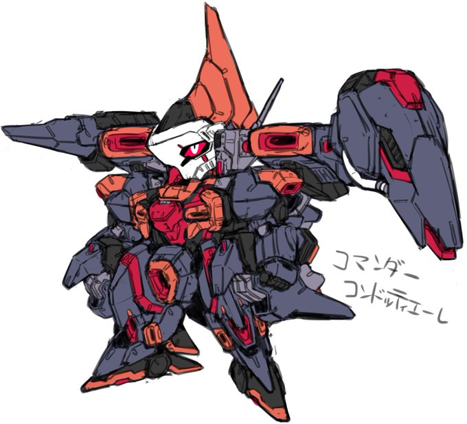 SDガンダム×アリスギア コマンダーコンドッティエーレリメイクを兼ねて設定画を描いてたらなんかとんでもないことになった 
