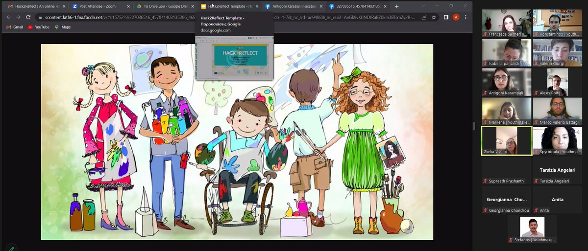 youthmakershub's tweet photo. Team "RiEd" presenting their innovative solution on disability awareness in special education at the Hack2Reflect | Refl’Action Online Hackathon!
https://t.co/3nhRozC77a
#Hack2Reflect #ReflAction #YouthmakersHub #Hackathon #YOUthMakeItHappen https://t.co/XCCb29YI7m