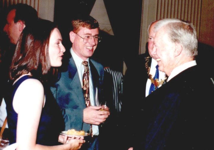 peterblackwales's tweet photo. I met Jimmy Carter alongside @Kirsty_Williams when he received the Freedom of the City of Swansea. He was a much underrated President, whose achievements after he left office were equally significant and important for world peace https://t.co/bUOZmOKA8G