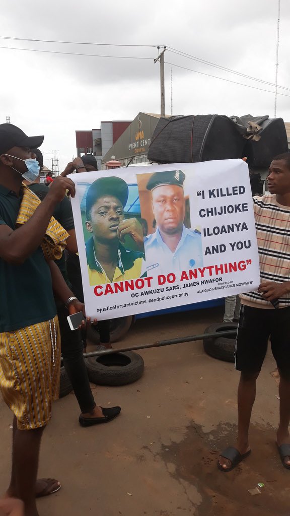 Saintken_'s tweet photo. Justice for chijioke
#Awkuzu SARS
#RipLegend https://t.co/pzYz31EMyc