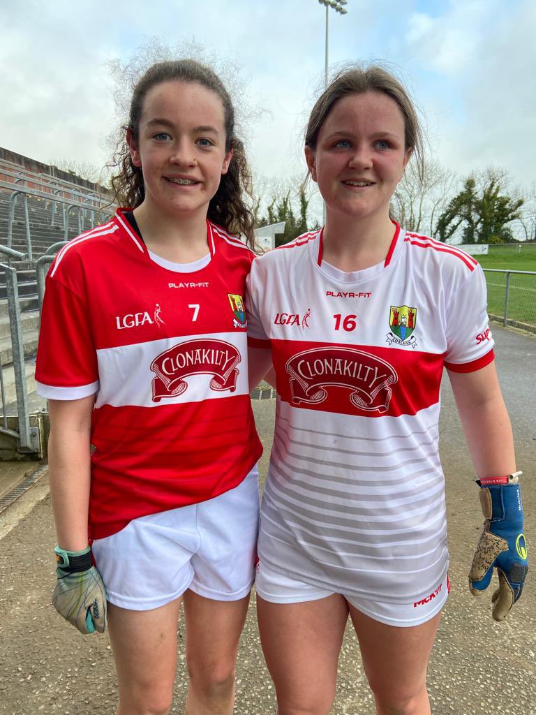 Congrats to the @officialcorklgfa Minors on their win over @tipperarylgfa yesterday 👏🏻💪🏻 Check out some of the team members wearing our new @playrfit jerseys 😍 Thank you to @clonakilty_blackpudding and @playrfit for sponsorship 🙌 #corklgfa #lgfa