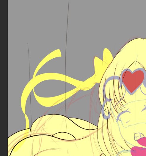 リボンと髪の毛で躍動感
楽しくて楽しすぎる 