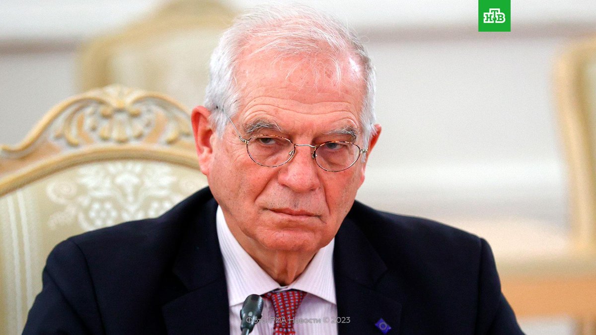 НТВ on Twitter: "Глава европейской дипломатии Жозеп Боррель на ...