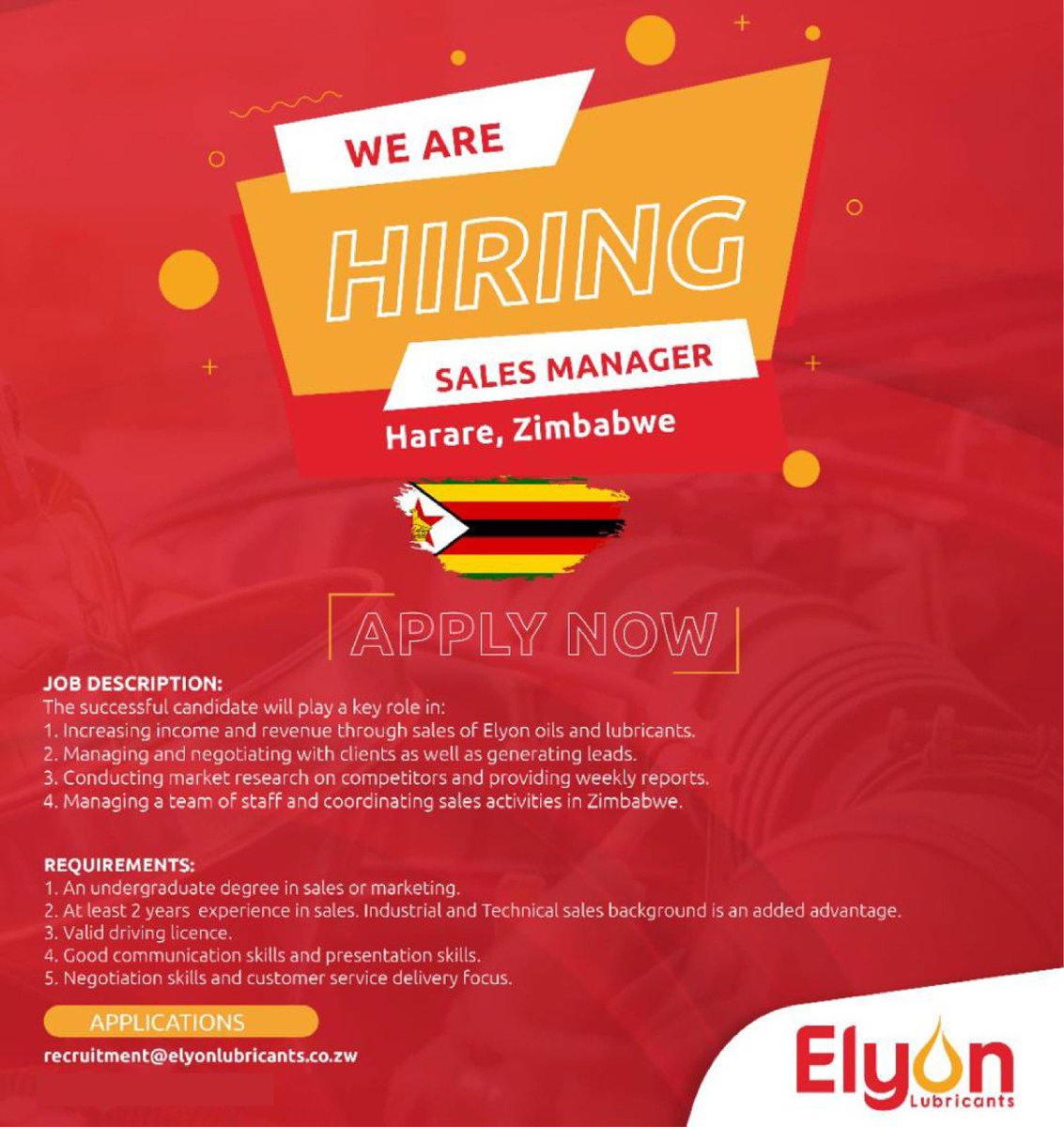 Our growing company is seeking to hire a sales manager who will be responsible for supervising and organizing our sales team.