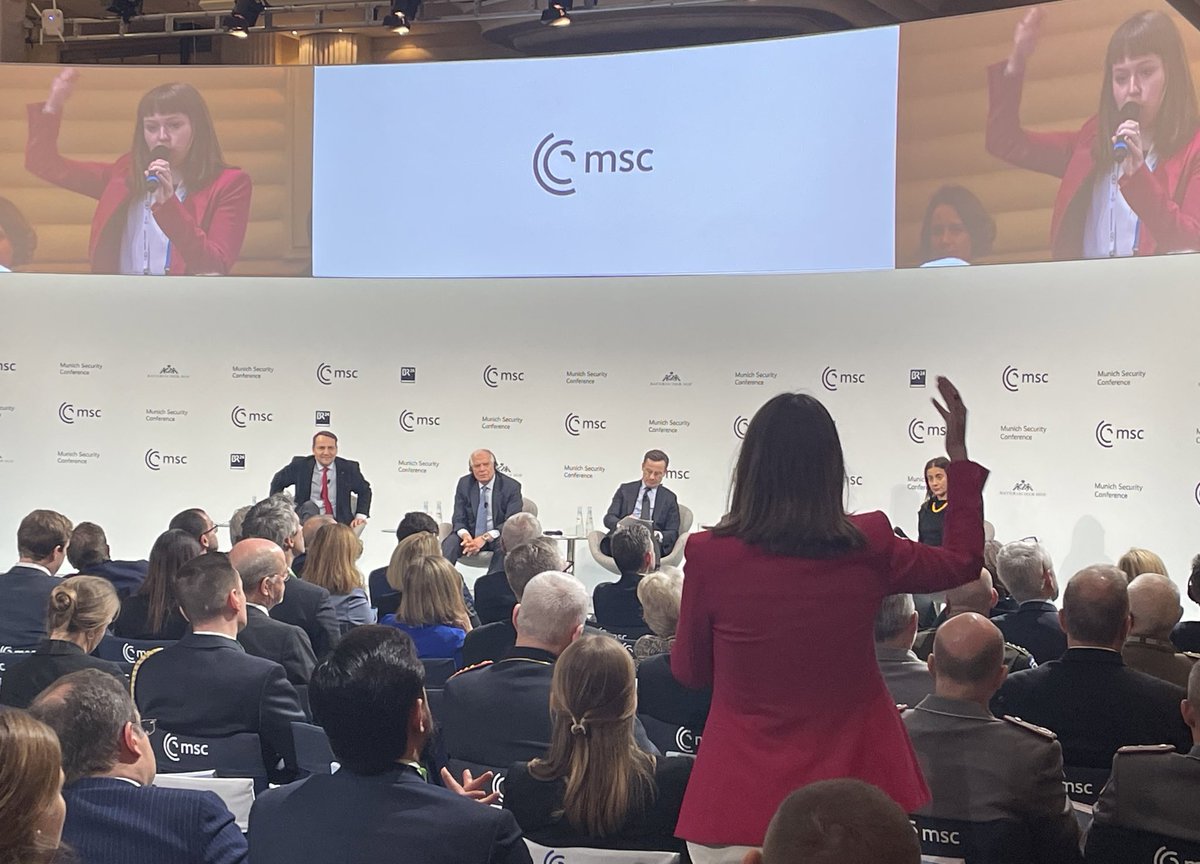 It’s not only Friday’s powerful opening speech from <a href="/ZelenskyyUa/">Volodymyr Zelenskyy / Володимир Зеленський</a>. The Ukrainian delegation is doing an excellent job at this year’s <a href="/MunSecConf/">Munich Security Conference</a>, pushing on all fronts in all sessions: weapon deliveries, sanctions and accession to the European Union. #MSC2023