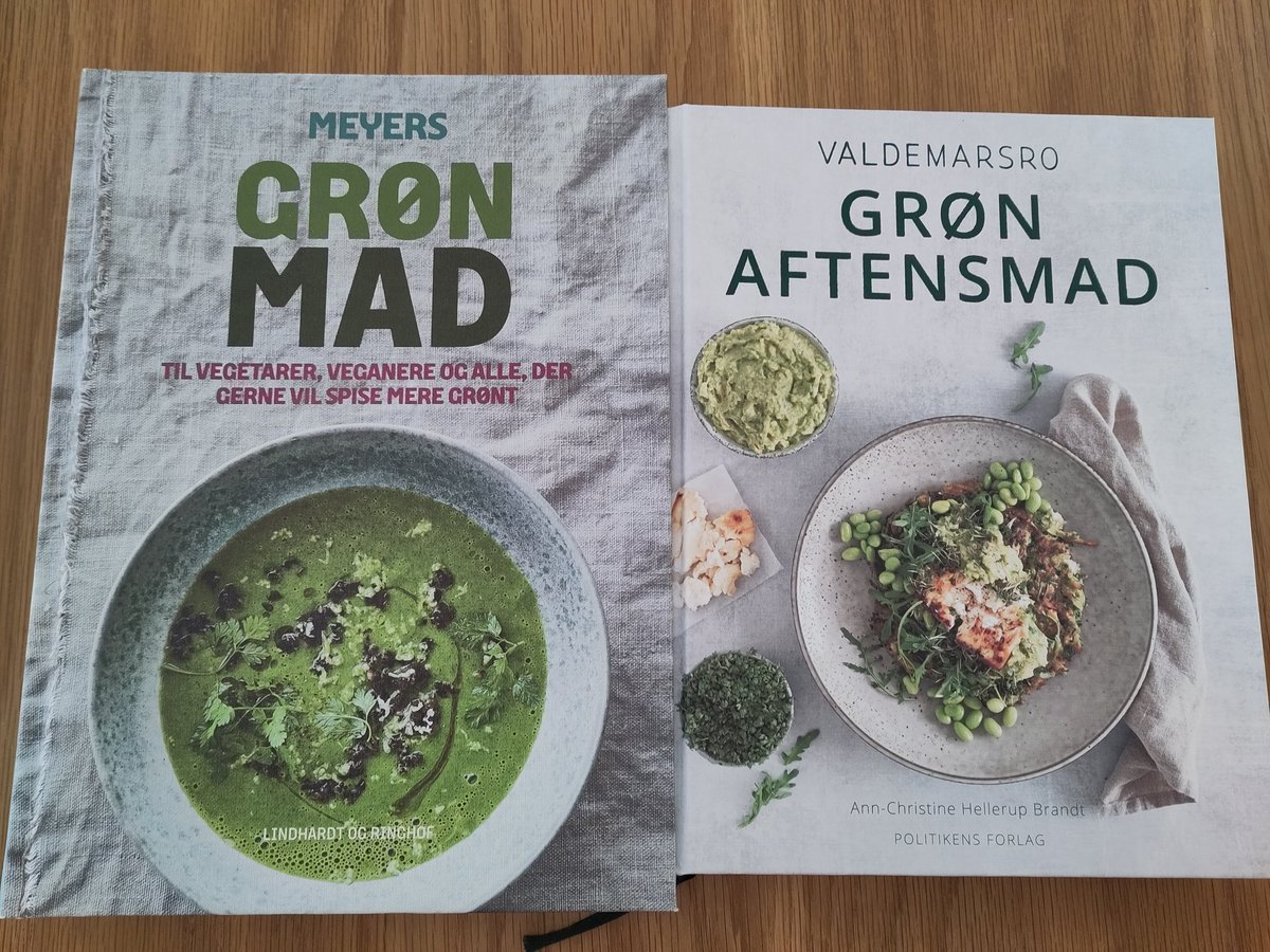Any Danes (or Danish learners) in the UK fancy a couple of free cookery books? They're a bit too niche for our local Anglesey charity shop!
