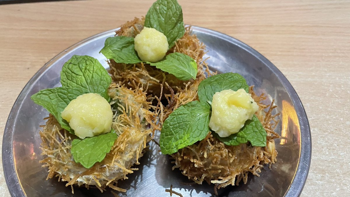 SHIVAYESKAY's tweet photo. Guys Tried this special BirdNest  Evening snacks Crispy 😋♥️ 

CWC ~ @i_amak recipe 🥳 https://t.co/B9EyvWmQSk