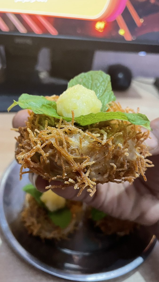 SHIVAYESKAY's tweet photo. Guys Tried this special BirdNest  Evening snacks Crispy 😋♥️ 

CWC ~ @i_amak recipe 🥳 https://t.co/B9EyvWmQSk