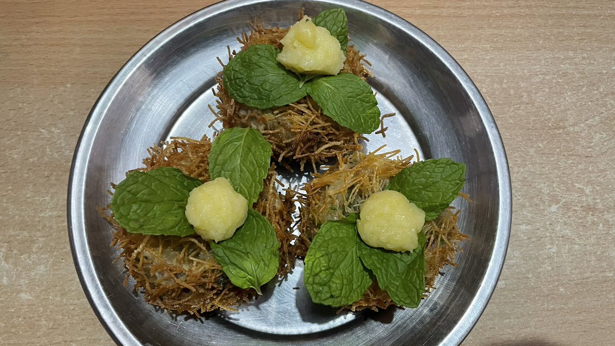 SHIVAYESKAY's tweet photo. Guys Tried this special BirdNest  Evening snacks Crispy 😋♥️ 

CWC ~ @i_amak recipe 🥳 https://t.co/B9EyvWmQSk