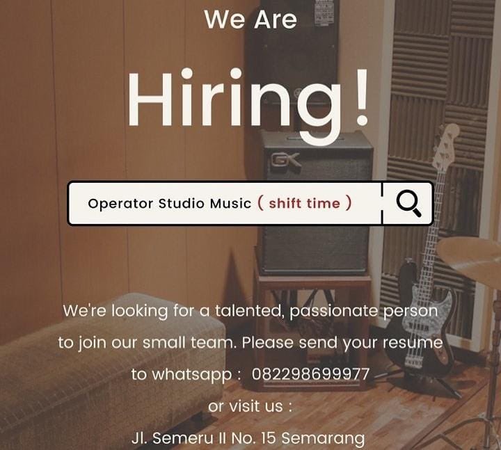 #openrecruitmentupsidestudio #openrecruitment #jobvacancy #lowongankerja #lowongankerjasemarang #upsidestudio #lokersmg #lokersemarang #jobsemarang #lowongansemarang #semarang