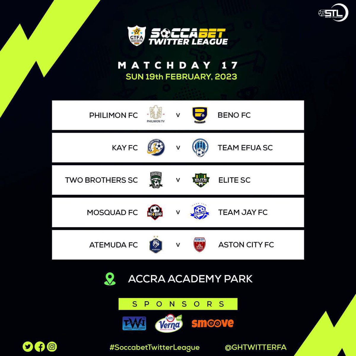 CFc_Nuhu10's tweet photo. It’s MatchDay!🔥🔥 #SoccabetTwitterLeague🔥🔥🔥 https://t.co/IqP1h3QMpc