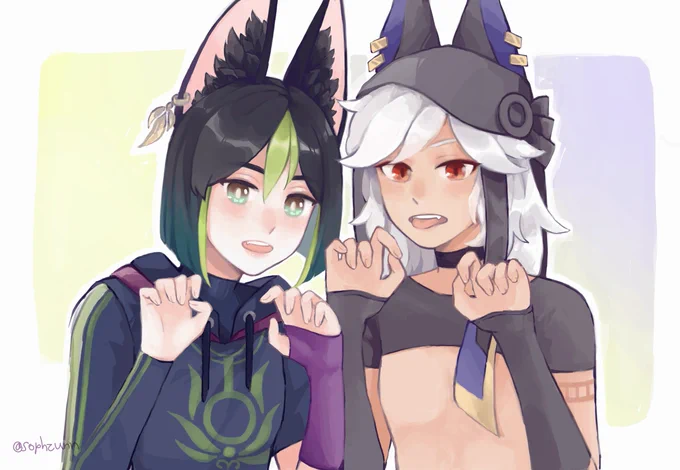 them #cynonari #GenshinImapct 