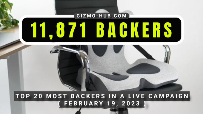 top 20 live crowdfunding with the most backers feb 2023