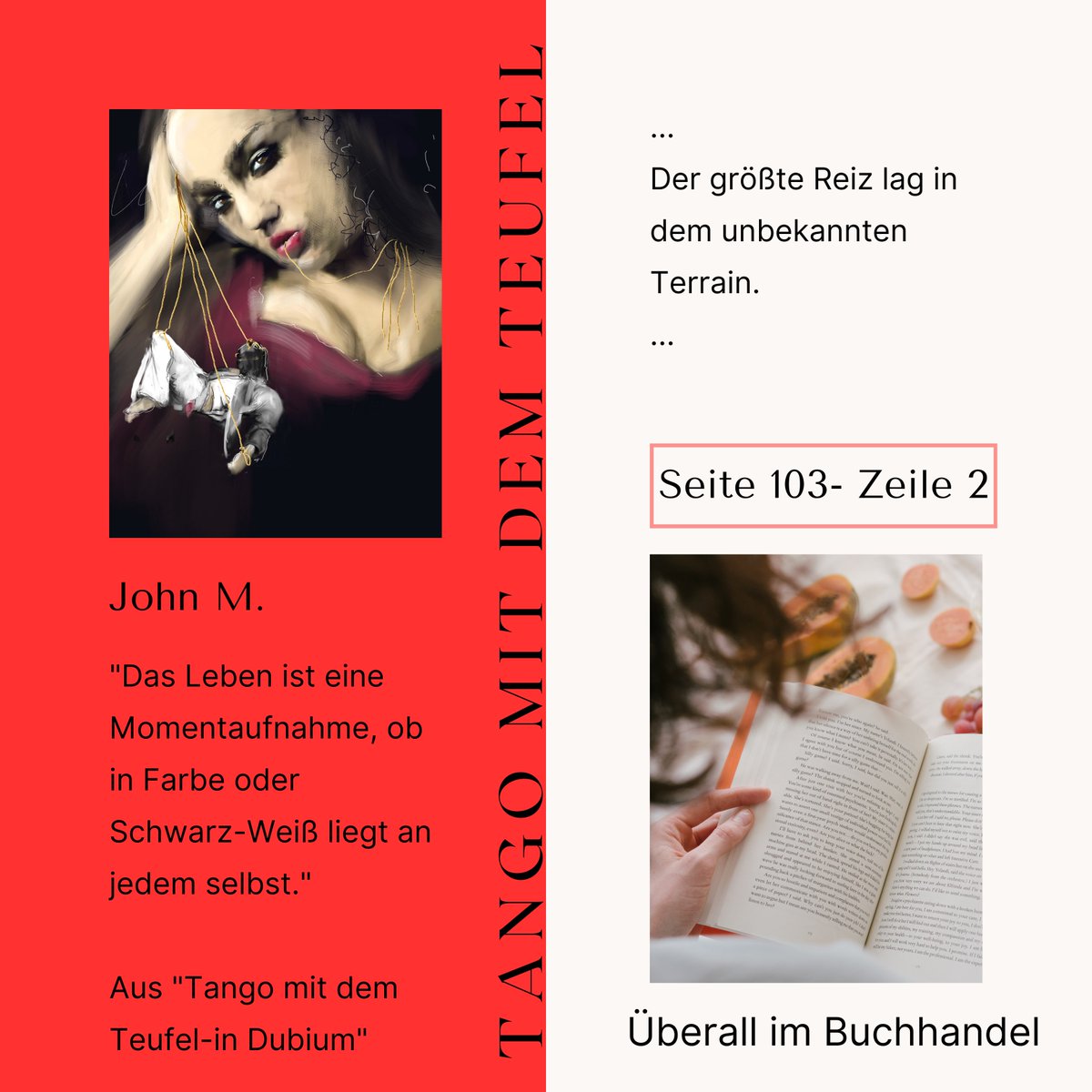 #autor #BookTwitter #books #thrillerbooks #thrillers #Devils #writerslife #buchwerbung #buchtipp #Buch #art #ArtOfTheDay #design #lovelife #instavibes #media #tango