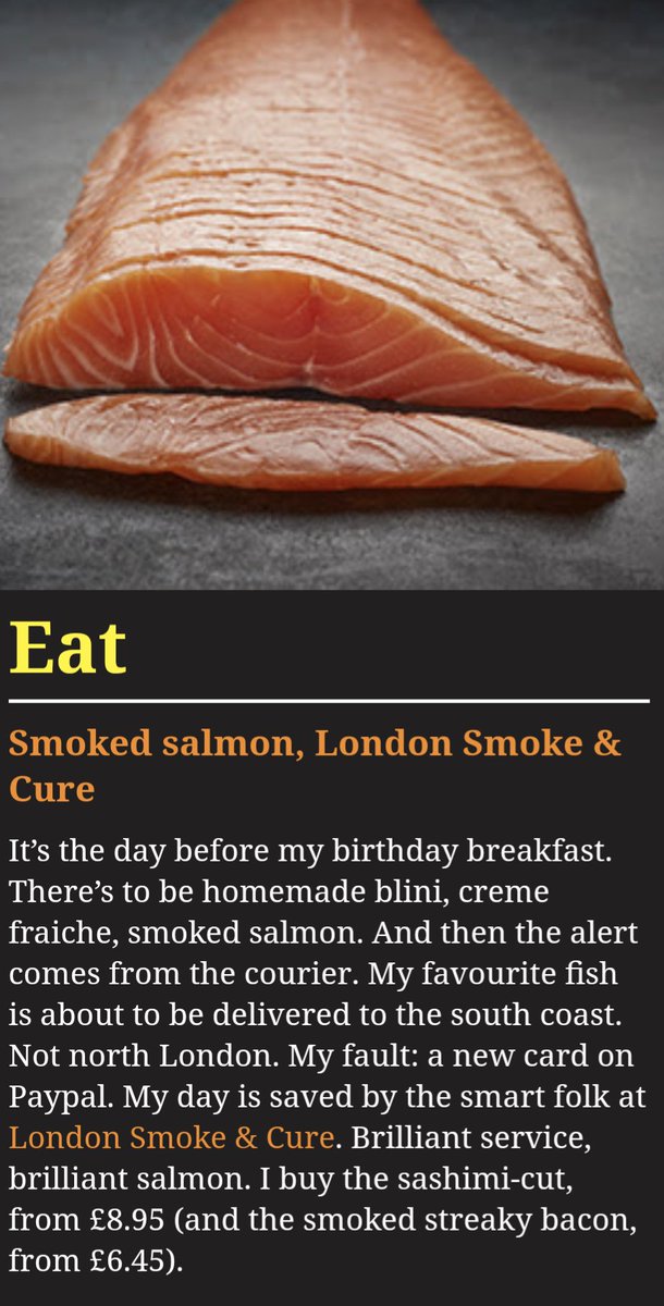 London Smoke & Cure (@londonsmokecure) on Twitter photo A lovely mention in the <a href="/ObsFood/">The Observer Food</a> OFM newsletter this week. 😍
Happy to have helped! A lovely mention in the <a href="/ObsFood/">The Observer Food</a> OFM newsletter this week. 😍
Happy to have helped!