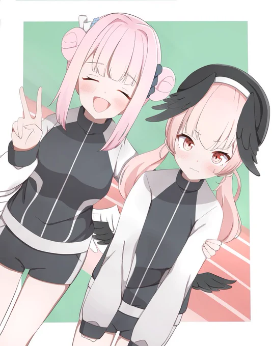 #ブルアカミカとコハル 