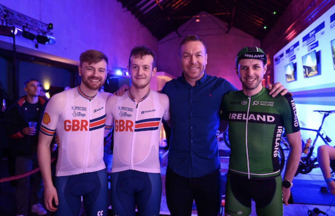 EventScotNews's tweet photo. Delighted to have brought the 2023 @UCI_cycling Esports World Championships IRL Final to Glasgow last night.  What an evening for edge of the seat racing! 🏆 

Thanks to everyone who came along! 

@GoZwift @glasgowlife @chrishoy @EngineworksGla #PerfectStage #GlasgowScotland2023 https://t.co/01IsVskxO7
