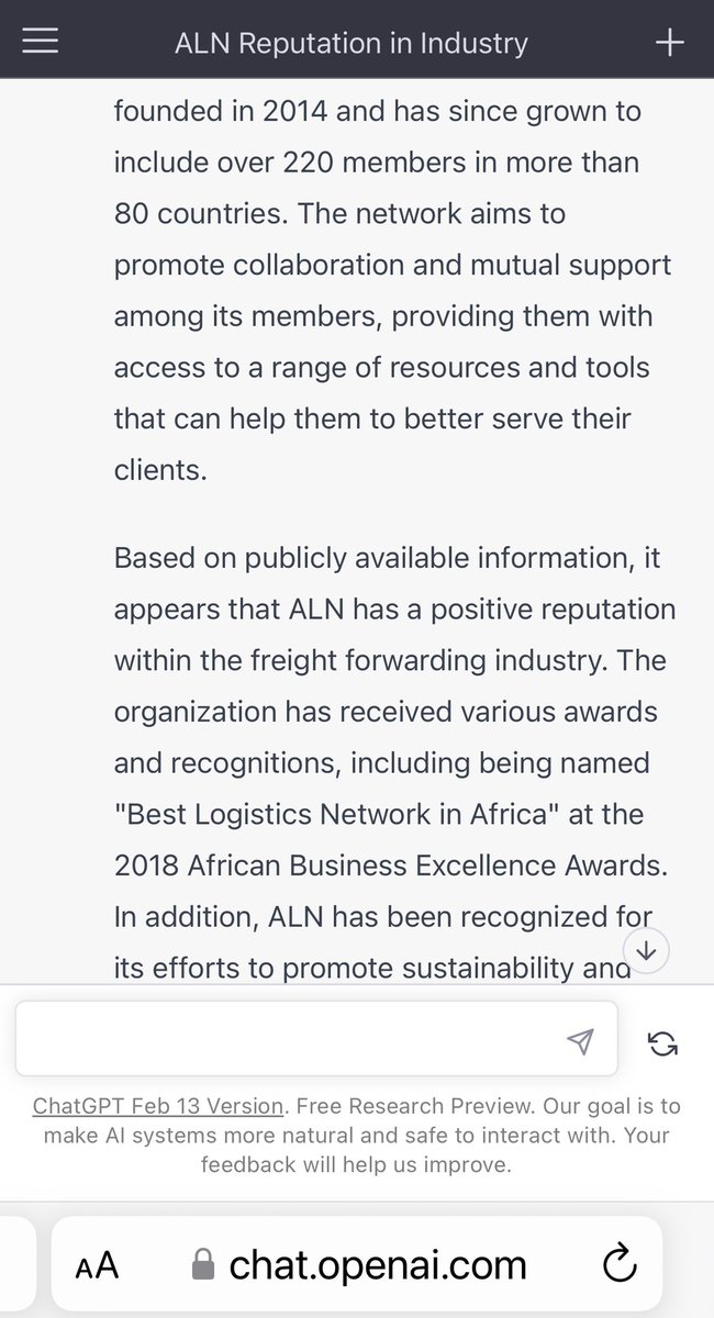 africa_logistic's tweet photo. #AI #Artificial #Intelligence, question &amp; answer about @africa_logistic (ALN) 😀 https://t.co/k0YUPblDxN