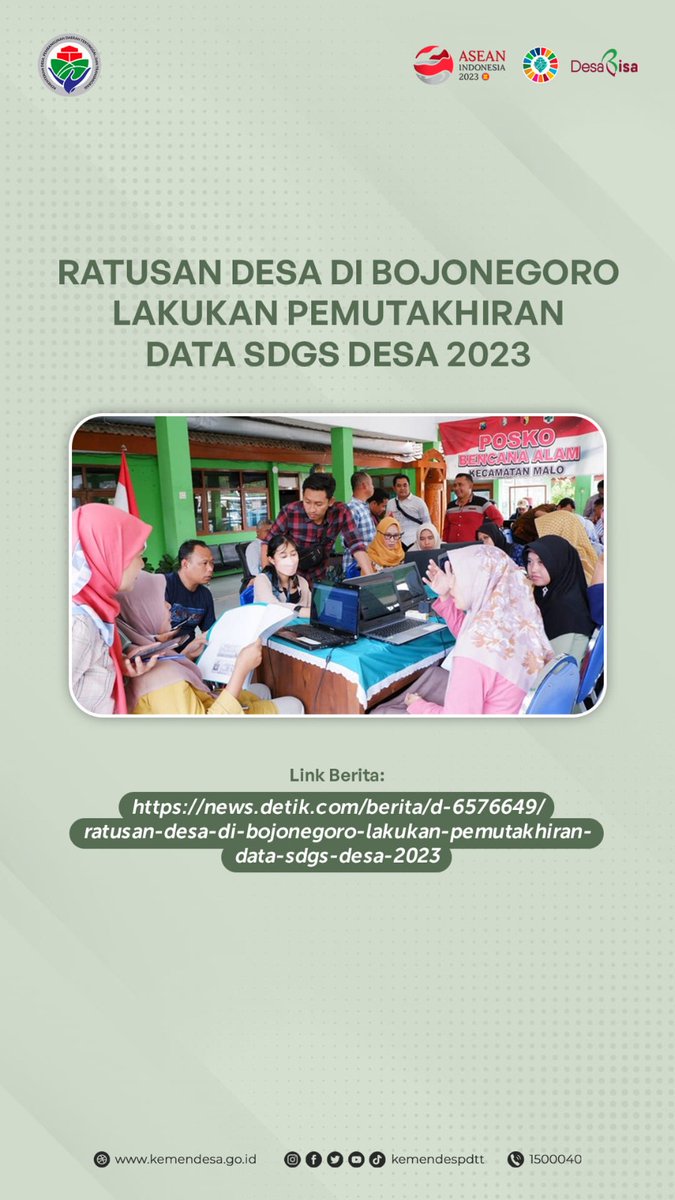 MeStroski's tweet photo. SDGs DESA 2023

@jokowi 
@halimiskandarnu
@Kemendespdtt
@malik_haramain
@imansyukri
@taufikmadjid71
@yusradaridesa 
@azzameldzikrie 
@tppkemendes https://t.co/Tc4nstOwZ8
