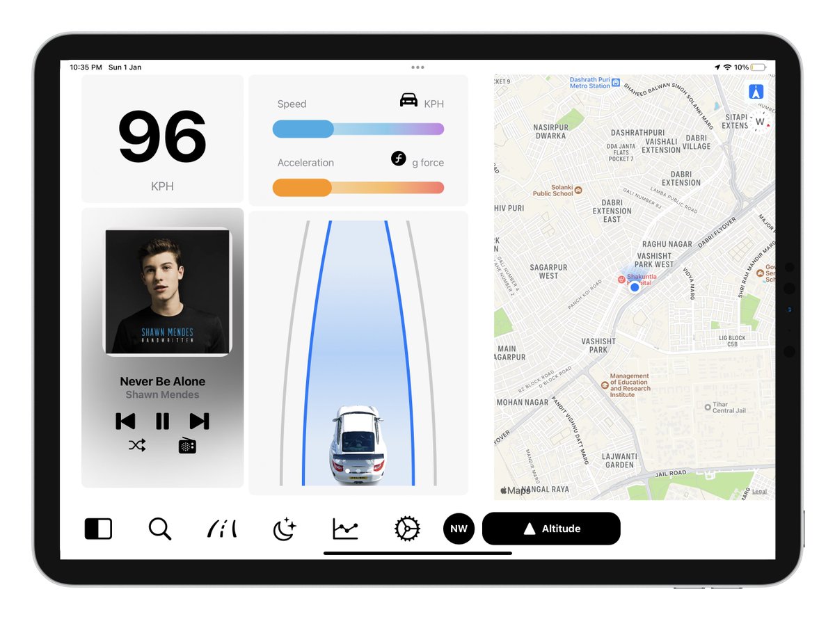 sachineleven's tweet photo. Introducing Next, the app that completely transforms your car's dashboard experience. With Next on your iPad, you'll feel like you're driving the latest and greatest car. https://t.co/Y4s2NqfEXS
