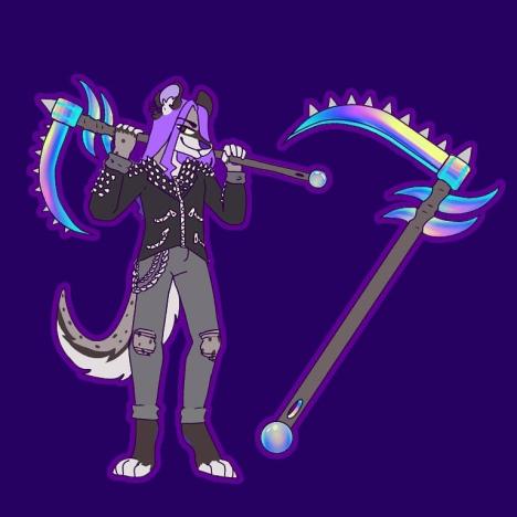 LythyanXypher's tweet photo. @kaleochu Oh, well, my sons already has a weapon. Tho he'd also use a katana as a secondary... https://t.co/2rNnk3nrfT