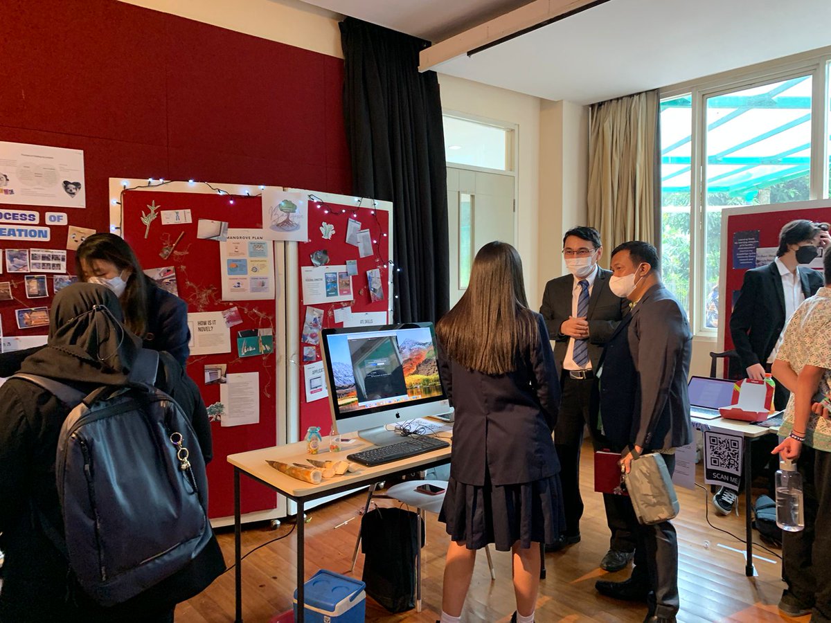 The hall was filled with excitement as visitors explored the various <a href="/ibmyp/">IB MYP</a> Personal Projets and interacted with the students.  It was inspiring to see how much the students had learned and grown through the process of self-directed inquiry. 
@MYPChat